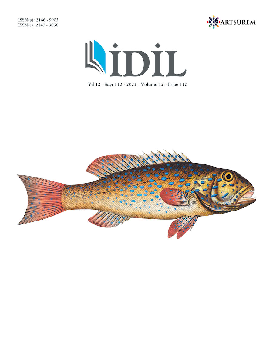 Cilt 12 Sayı 110 kapak