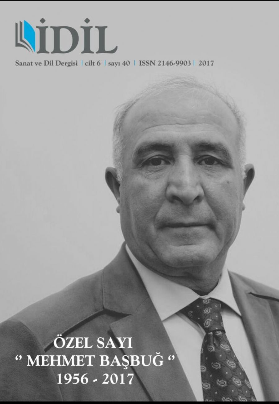 Cilt 6 Sayı 40 kapak