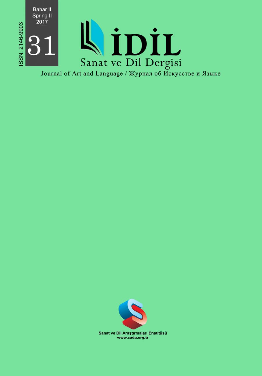 Cilt 6 Sayı 31 kapak