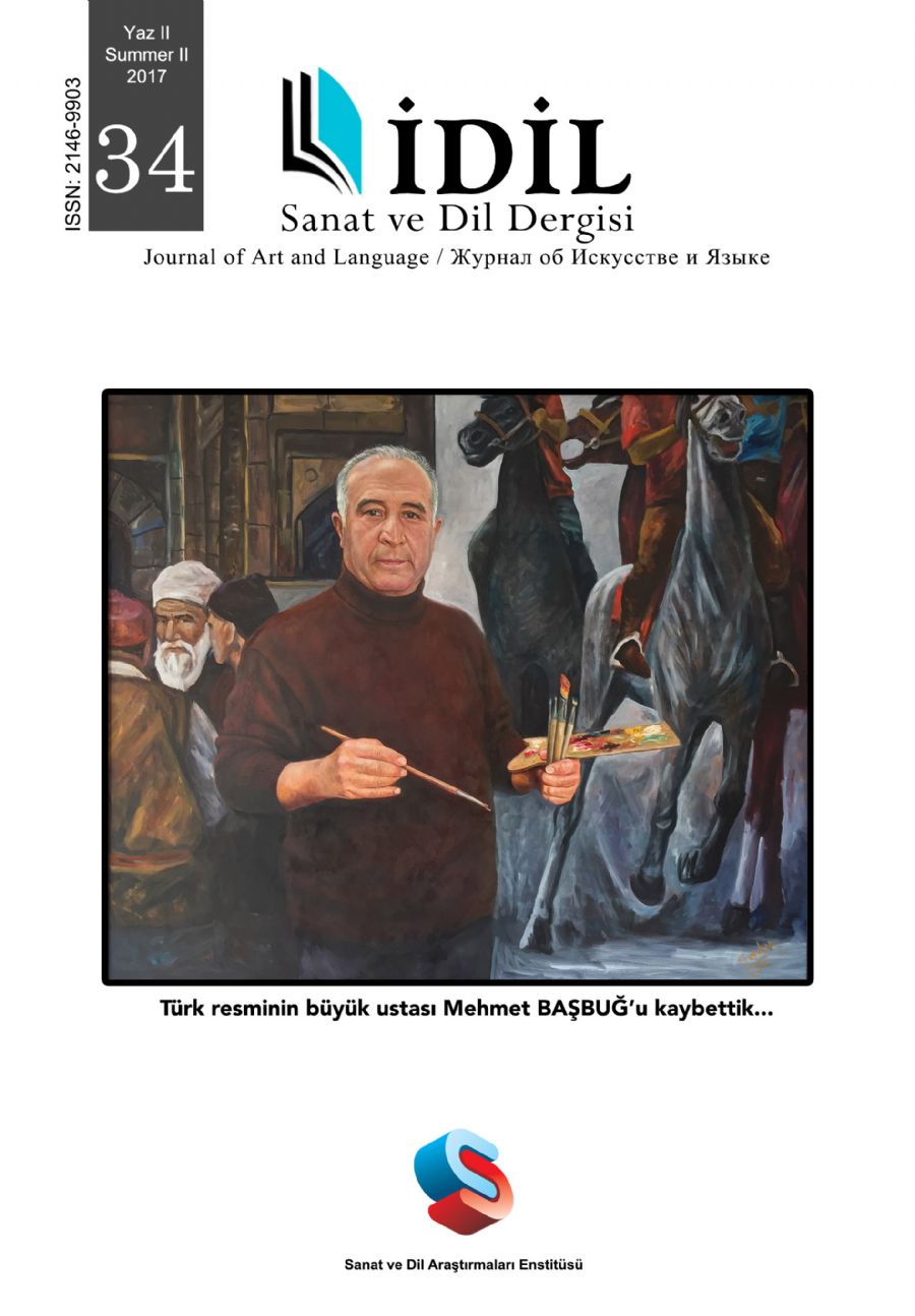 Cilt 6 Sayı 34 kapak