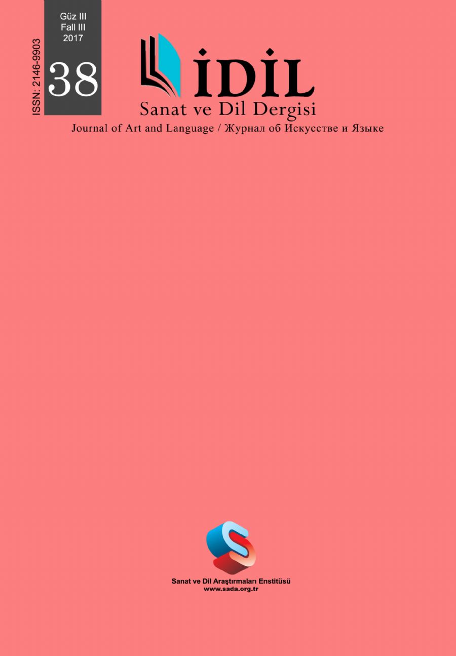 Cilt 6 Sayı 38 kapak